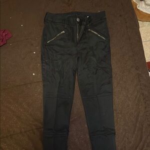 Black Zippered Pants
